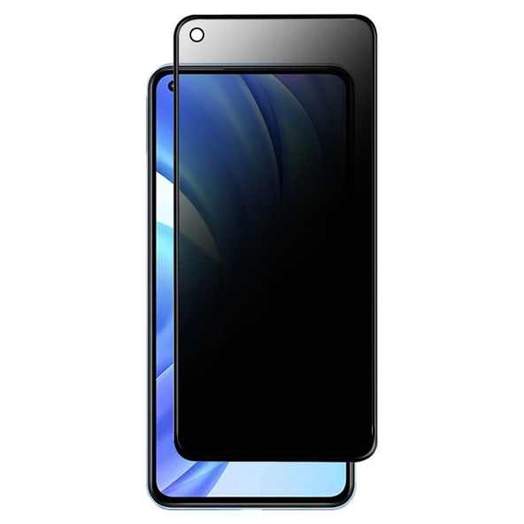 Xiaomi Redmi Note 9 Hayalet Privacy Gizli Seramik Nano Ekran Koruyucu Siyah