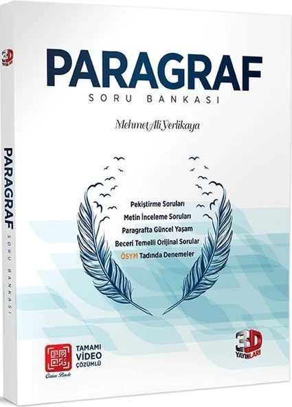 Paragraf Tamamı Video Çözümlü Soru Bankası 3D Yayınları