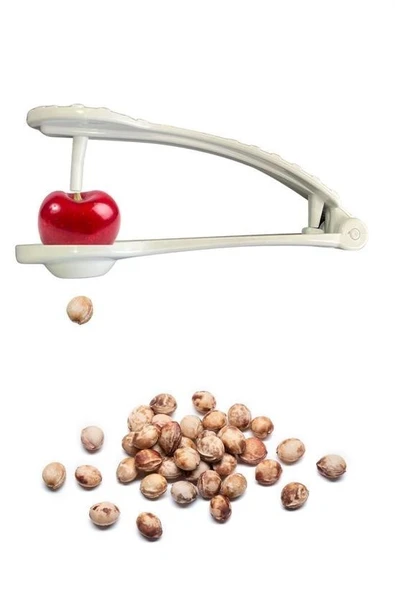 Pratik Kolay Zeytin ve Vişne Çekirdeği Çıkarma Aleti Aparatı - 4