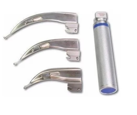 NetDünya Laringoskop Set 3 Blade + 1 Handle ( Blade 1 Bıçak - Blade 2 Bıçak - Blade 3 Bıçak - Blade 4 Bıçak + Handle Sap )