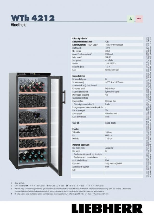 Liebherr Wtb 4212 Vinothek Şarap Dolabı - 4