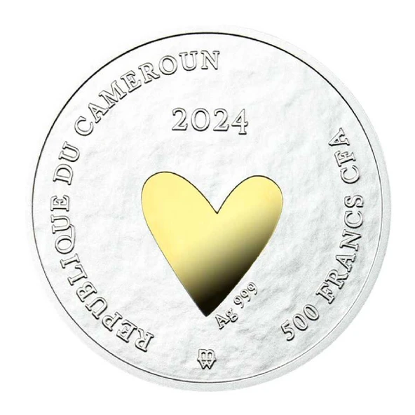 AgaKulche Aşk Düğünü 2024 Gümüş Sikke Coin - 2