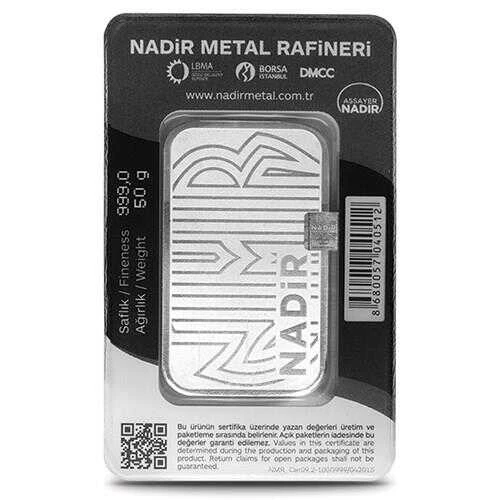 Nadir 50 Gr Gümüş Külçe - 2