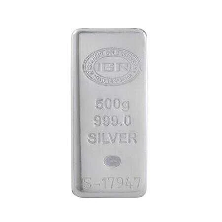 AgaKulche 500 gr 999.0 İAR Külçe Gümüş