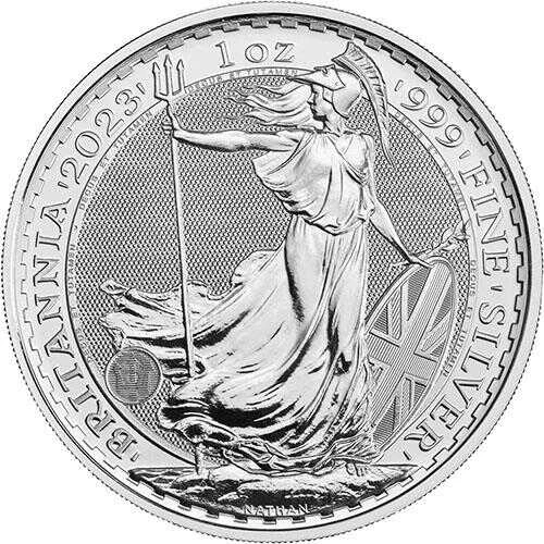 AgaKulche Britannia King Charles III 2023 1 Ons Gümüş Sikke Coin