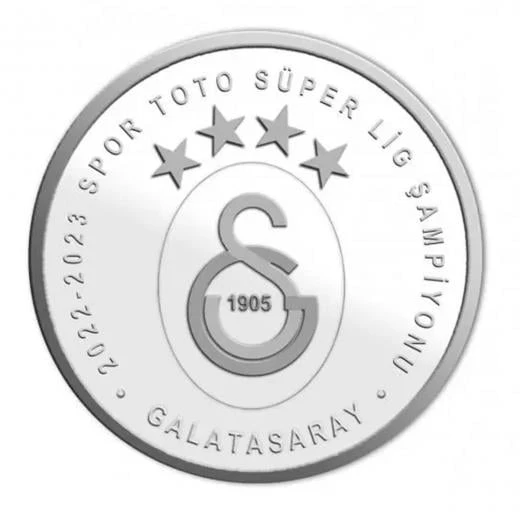 AgaKulche Galatasaray 23. Şampiyonluk Gümüş Sikke Coin