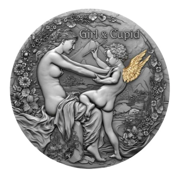 AgaKulche Aşk Tanrıçası Gümüş Sikke Coin