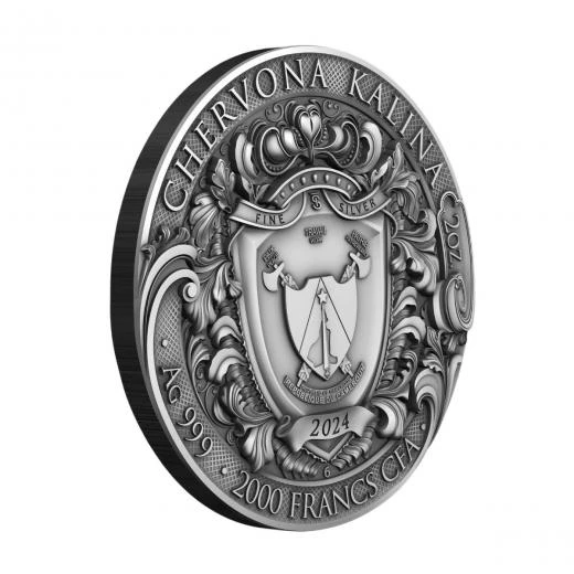 AgaKulche Chervona Kalina Birlik ve Güç Gümüş Sikke Coin - 6