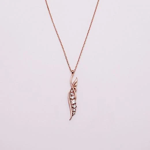 AgaKulche Gümüş Melek Kanadı Hayalet Kolye - 3