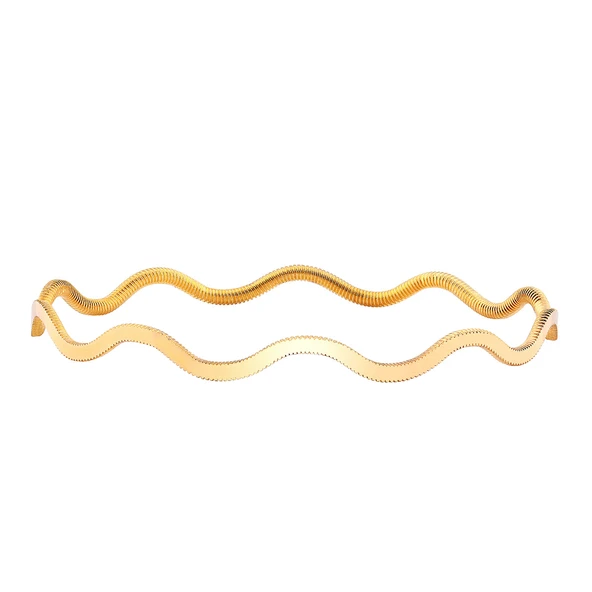 AgaKulche Ajda Zig-Zag 10 gr 22 Ayar Bilezik - 2