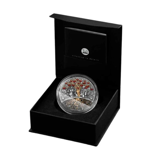AgaKulche Chervona Kalina Birlik ve Güç Gümüş Sikke Coin - 3