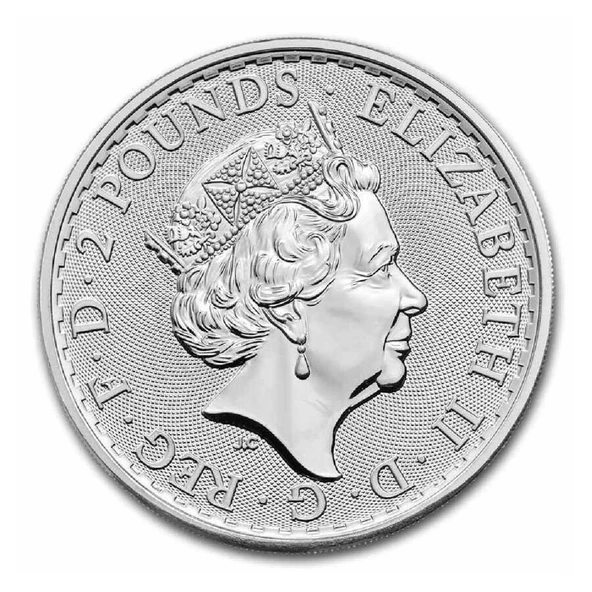 AgaKulche Büyük Britanya Kraliçe II. Elizabeth 2023 1 Ons Gümüş Sikke Coin - 2