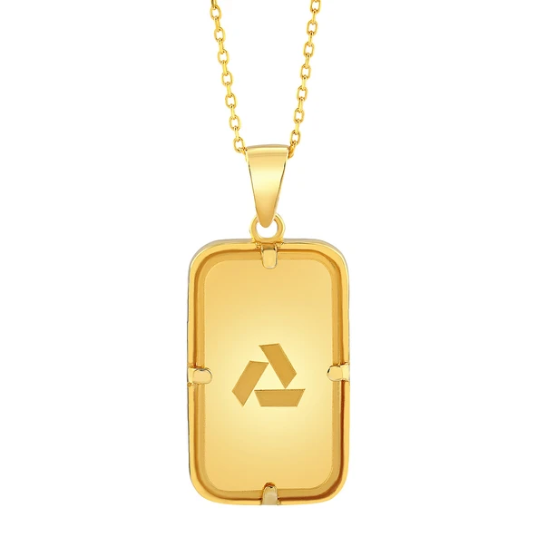 AgaKulche 2.5 gr Altın Külçe Kolye - Resim 2