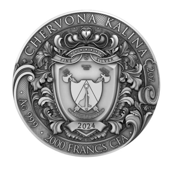AgaKulche Chervona Kalina Birlik ve Güç Gümüş Sikke Coin - 2