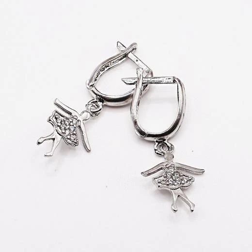 AgaKulche Gümüş Balerin Küpe - 3