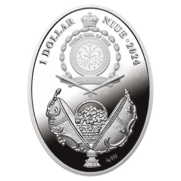 AgaKulche Paskalya Yumurtası Gümüş Sikke Coin - 2