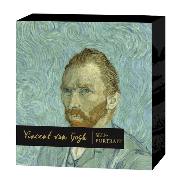 AgaKulche Vincent van Gogh Otoportre Gümüş Sikke Coin - 3