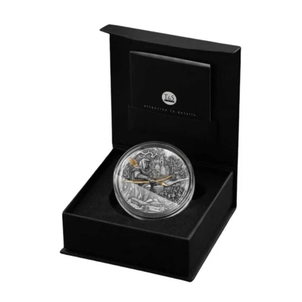 AgaKulche Robin Hood Gümüş Sikke Coin - 4