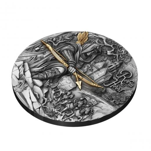 AgaKulche Robin Hood Gümüş Sikke Coin - 5