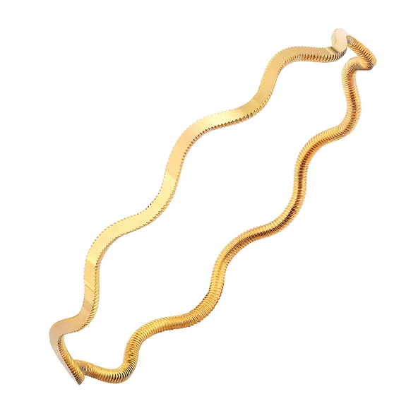 AgaKulche Ajda Zig-Zag 10 gr 22 Ayar Bilezik - 1