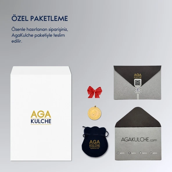AgaKulche Eski Kulplu Ziynet Çeyrek Altın - 2