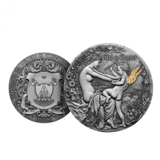 AgaKulche Aşk Tanrıçası Gümüş Sikke Coin - 5