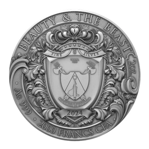 AgaKulche Güzel ve Çirkin Gümüş Sikke Coin - Resim 3