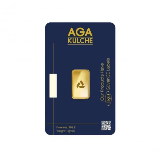 AgaKulche 1 gr 24 Ayar 999.9 Külçe Altın - 2