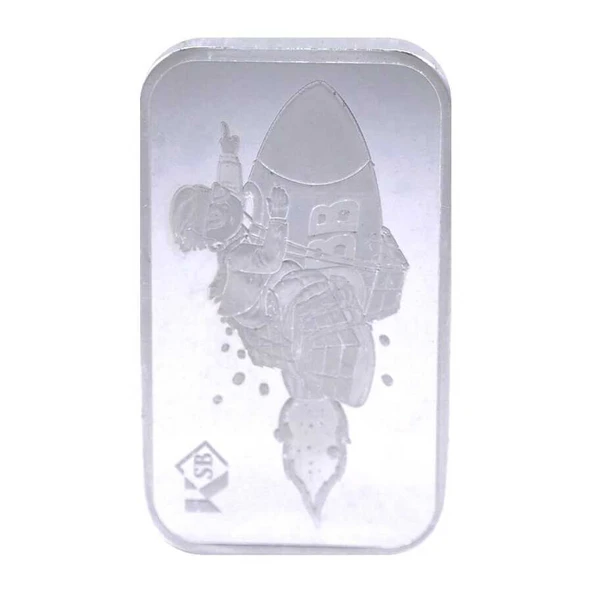 AgaKulche Bb Rocket 100 gr Külçe Gümüş - 2