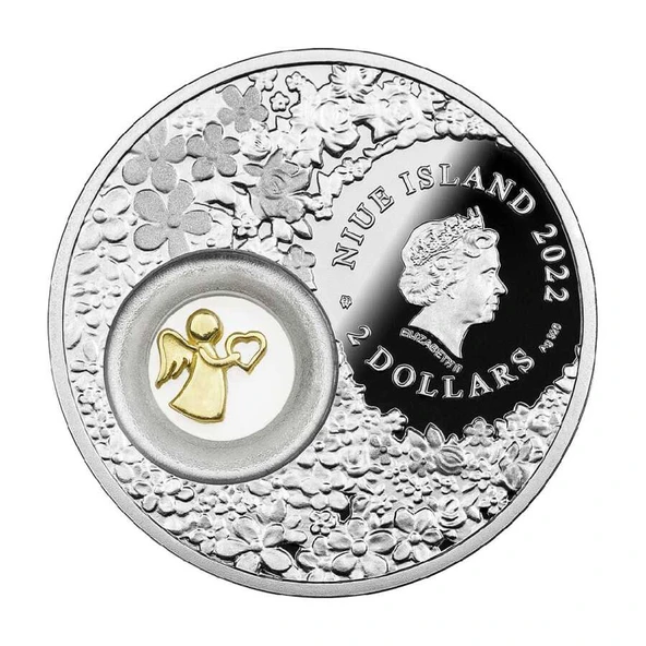 AgaKulche Koruyucu Melek 2024 28.28 gr Gümüş Sikke Coin - 2