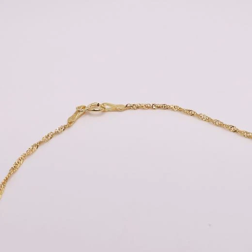 AgaKulche Singapur İçi Boş 14 Ayar Altın Zincir - 3