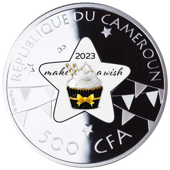 AgaKulche Doğum Günü 2023 Gümüş Sikke Coin - 2