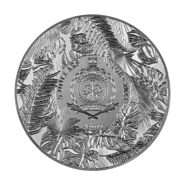 AgaKulche Bukalemun 2023 2 Ons Gümüş Sikke Coin - 2