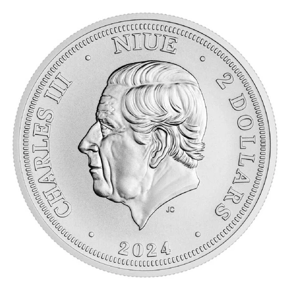 AgaKulche Kartal 2024 1 Ons Gümüş Sikke Coin - 2
