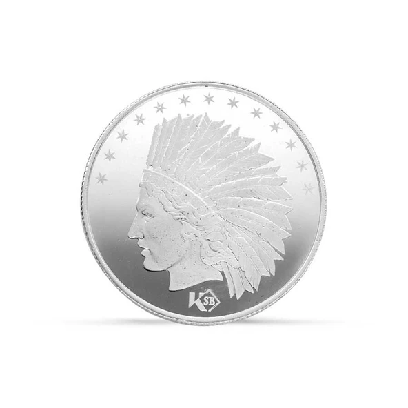 AgaKulche Amerikan Kartalı Gümüş Sikke Coin - 2
