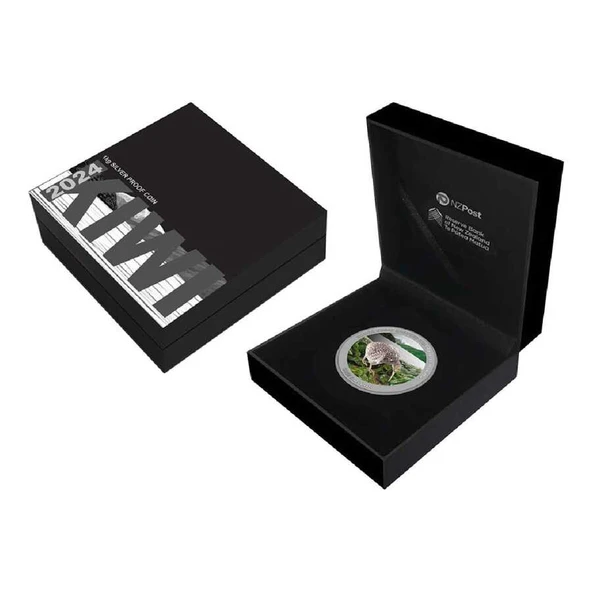 AgaKulche Kiwi Kuşu Gümüş Sikke Coin - 3