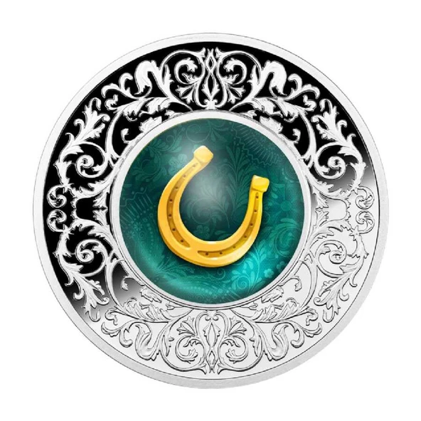 AgaKulche Horseshoe Lucky Charms 2023 17.5 gr Gümüş Sikke Coin