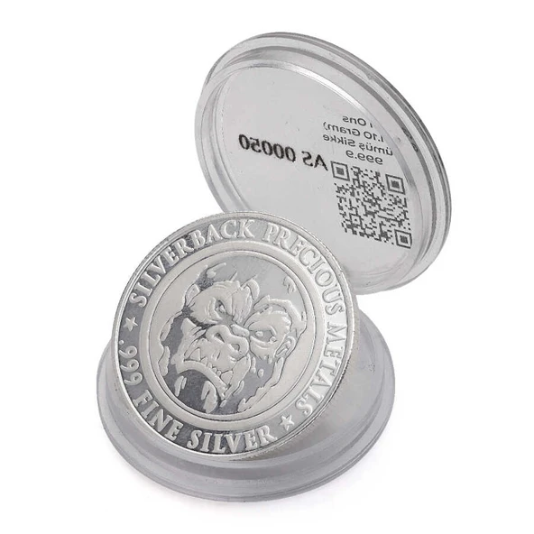AgaKulche Gorilla Gümüş Sikke Coin - 4