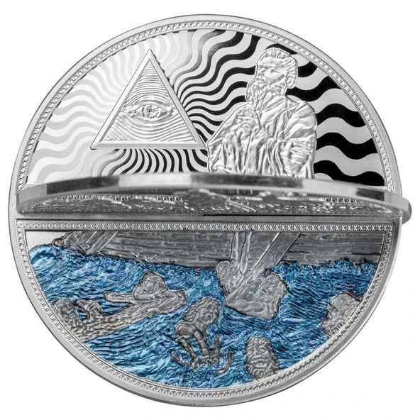 AgaKulche Nuh'un Gemisi Küre Gümüş Sikke Coin - 2