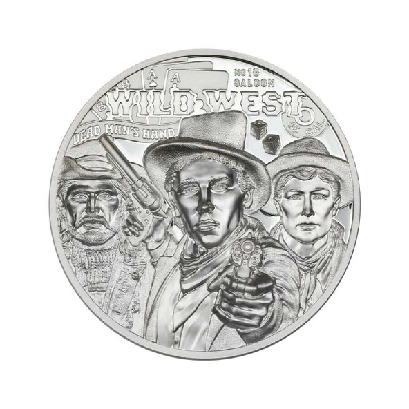 AgaKulche Wild West 2024 1 Ons  Gümüş Sikke Coin