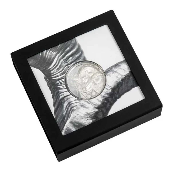 AgaKulche Dağ Koyunu Argali Gümüş Sikke Coin - 4