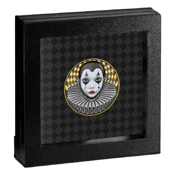 AgaKulche Pierrot Palyaço Gümüş Sikke Coin - 3