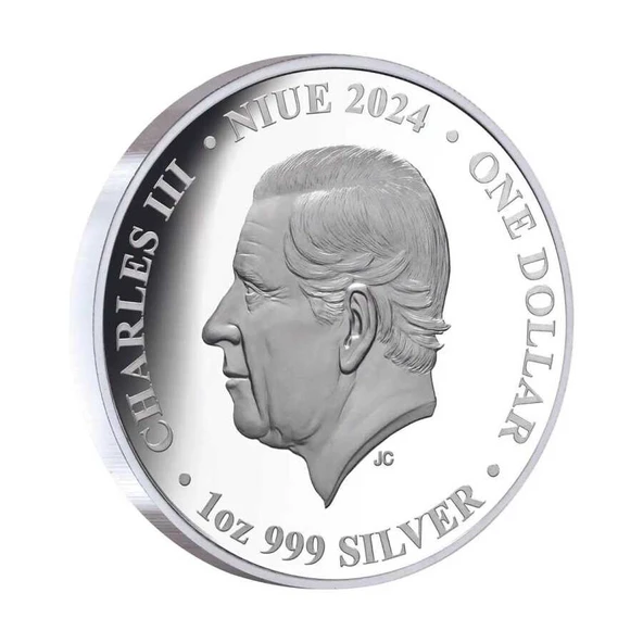 AgaKulche Tavuskuşu Gümüş Sikke Coin - 2