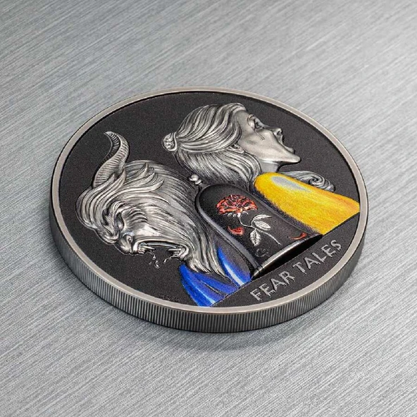 AgaKulche Güzel ve Çirkin 2 Ons Gümüş Sikke Coin - 3