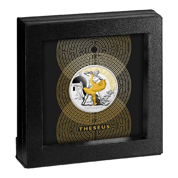 AgaKulche Theseus Kralı Gümüş Sikke Coin - 3