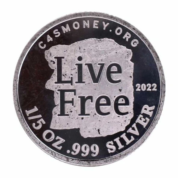 AgaKulche Live Free Libertas 2022 6,22 gr Gümüş Sikke Coin