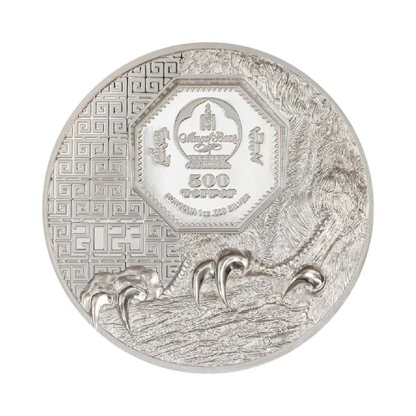 AgaKulche Moğol Şahini Gümüş Sikke Coin - 2