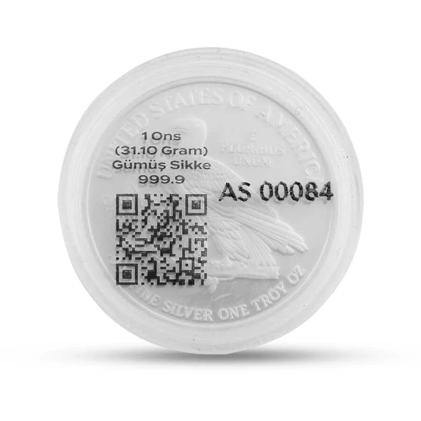 AgaKulche Amerikan Kartalı Gümüş Sikke Coin - 4