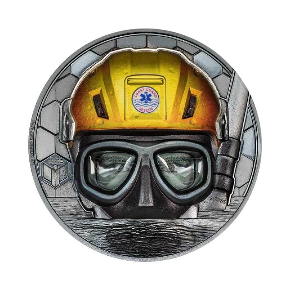 AgaKulche Gerçek Kahramanlar Sahil Güvenlik Gümüş Sikke Coin