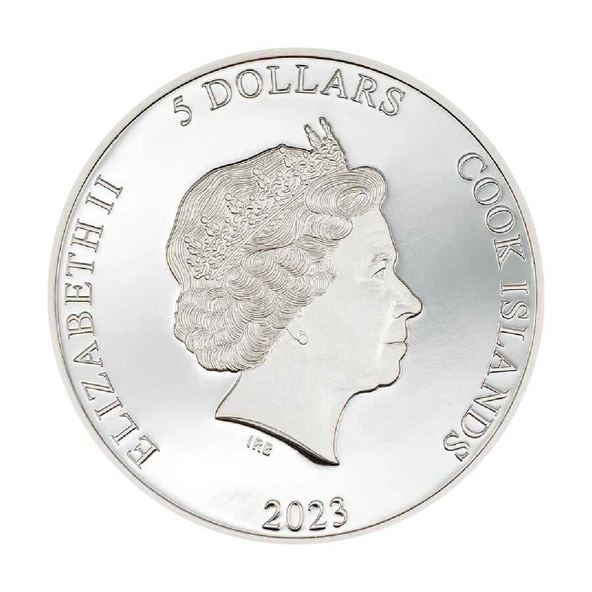 AgaKulche Bukalemun 2023 1 Ons Gümüş Sikke Coin - 2